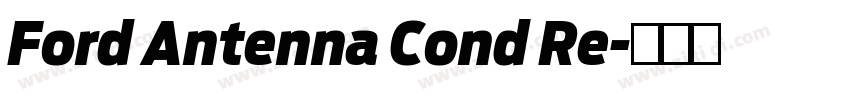 Ford Antenna Cond Re字体转换